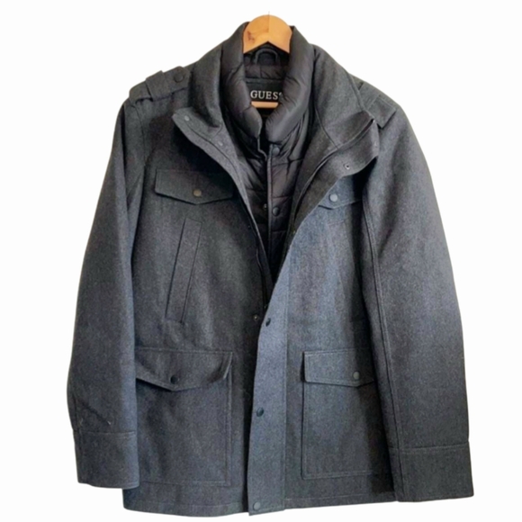 NEW *Men's Charcoal Grey “GUESS” Performance Jacket (Size XXL) - Picture 1 of 12